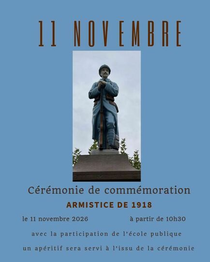 Cérémonie commémorative du 11 novembre 1918