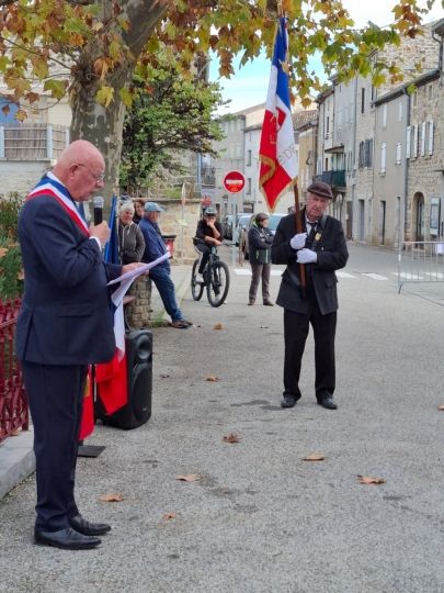 Cérémonie de la commémoration du 11 novembre 1918