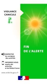 La vigilance canicule est levée le 6/7/2025