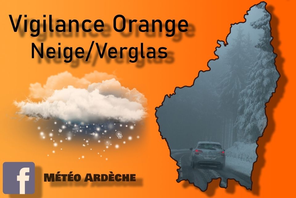 Vigilance ORANGE NEIGE le 24/12/2025