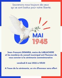 Cérémonie du 8 mai 1945