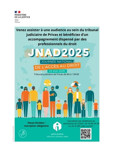 Journée nationale de l'accès au droit Vendredi 23 mai 2025