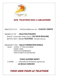 Le TELETHON à LABLACHERE