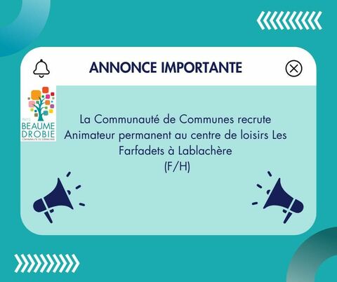 Offre d'emploi