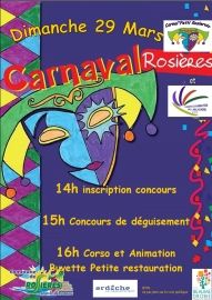 Carnaval de Rosières avec la participation du Comité d'animation de Lablachère