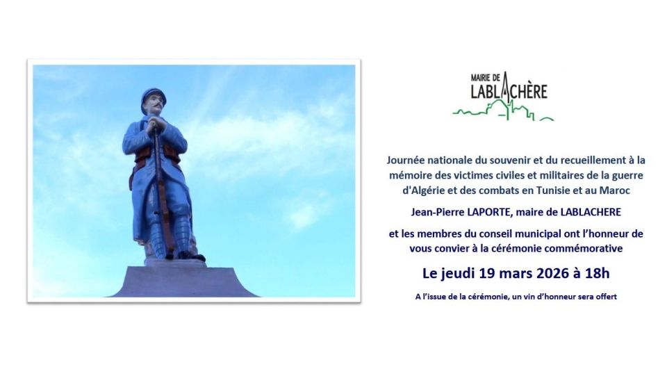 Journée nationale du souvenir et du recueillement