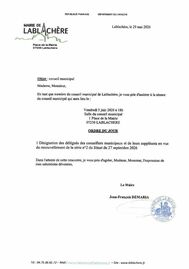 Convocation conseil municipal