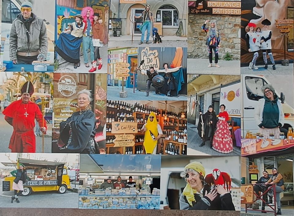 Les commerçants se sont déguisés lors du carnaval 2025