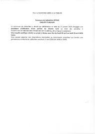 Enquête publique du 6 au 20 avril 2026