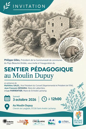 Sentier pédagogique Moulin Dupuy