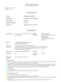 Offre d'emploi - Policier municipal Lablachère