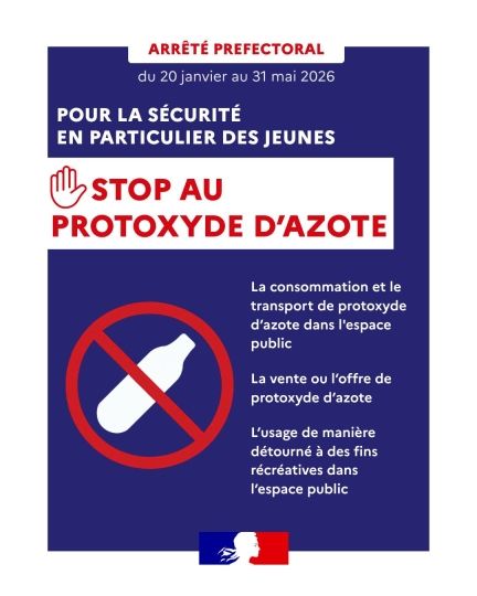 Interdiction de la vente du protoxyde d'azote -Protection des mineurs et de l'ordre public