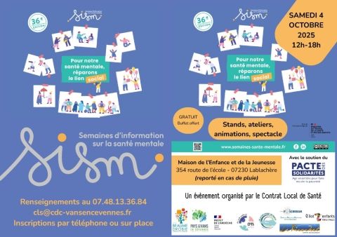 Semaine d’Information sur la Santé Mentale